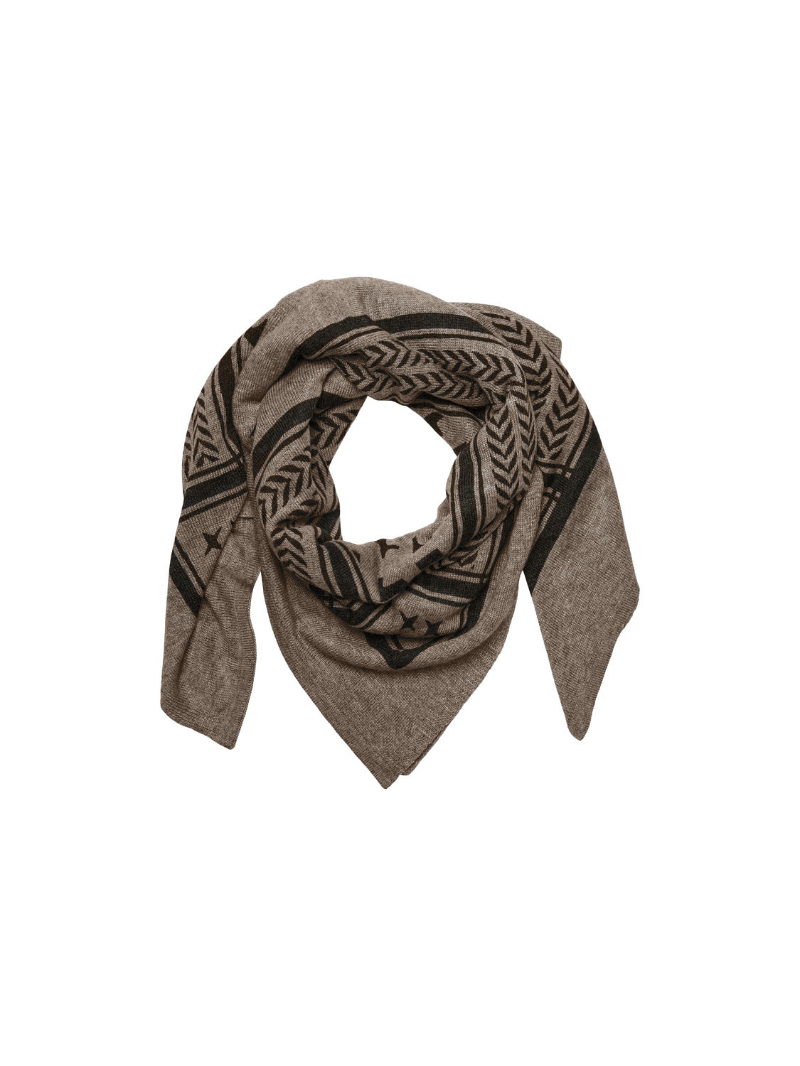 PCNOVIS Scarf - Fossil